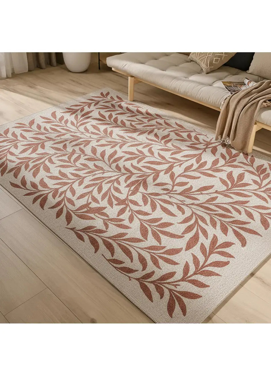 Alfombra con motivos florales de salón Lua 3103 Caldera Atticgo