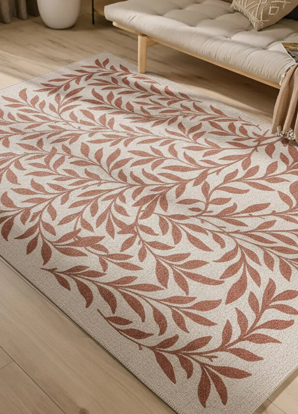 Alfombra con motivos florales salón Lua 3103 Caldera Atticgo