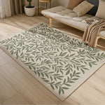 Alfombra con motivos florales de salón Lua 3103 Verde Atticgo
