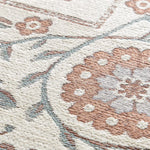 Alfombra clásica con motivos florales zoom Lua 3104 Azul Atticgo