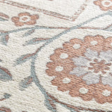 Alfombra clásica con motivos florales zoom Lua 3104 Azul Atticgo