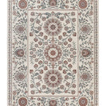 Alfombra clásica con motivos florales Lua 3104 Azul Atticgo