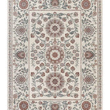 Alfombra clásica con motivos florales Lua 3104 Azul Atticgo