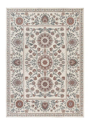 Alfombra clásica con motivos florales Lua 3104 Azul Atticgo