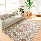 Alfombra clásica con motivos florales salón Lua 3104 Multicolor Atticgo