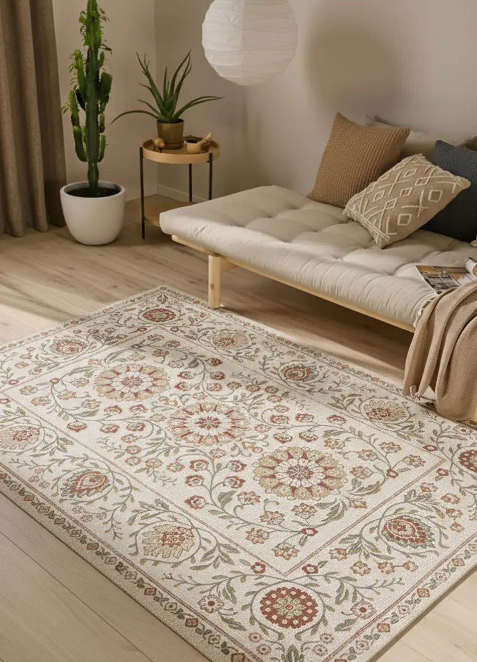 Alfombra clásica con motivos florales salón Lua 3104 Multicolor Atticgo