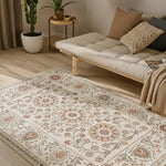 Alfombra clásica con motivos florales salón Lua 3104 Multicolor Atticgo