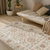 Alfombra clásica con motivos florales salón Lua 3104 Multicolor Atticgo