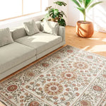 Alfombra clásica con motivos florales salón Lua 3104 Multicolor Atticgo