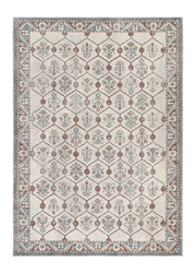 Alfombra clásica con motivos ornamentales Lua 3108 Azul Atticgo