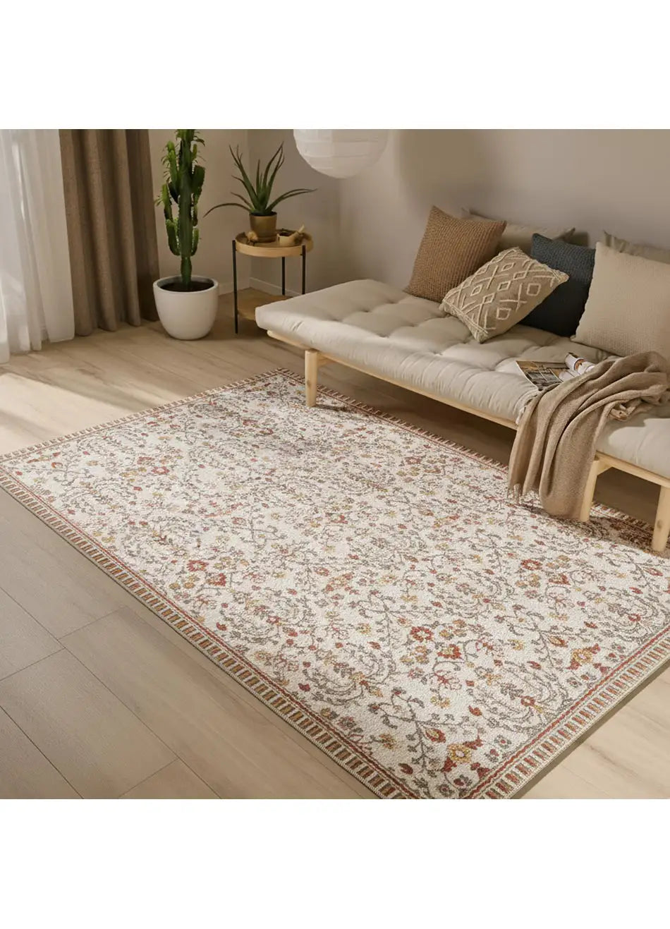 Alfombra clásica con motivos ornamentales Lua 3109 Multicolor Atticgo Para salón