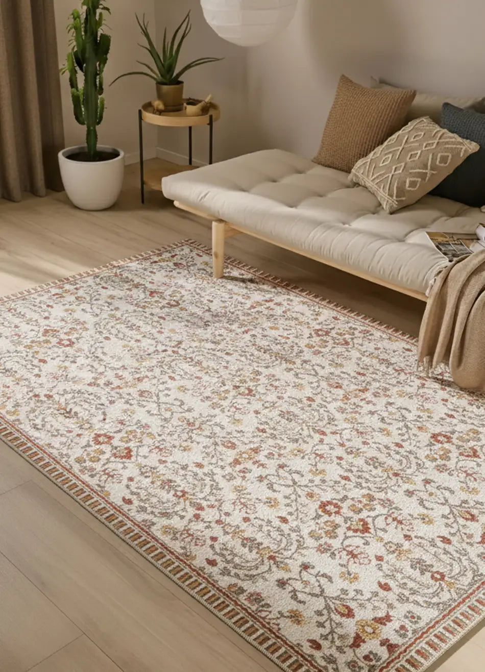Alfombra clásica para salón con motivos ornamentales Lua 3109 Multicolor Atticgo