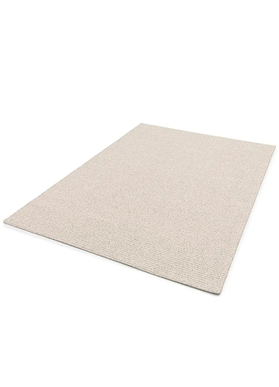 Alfombra lavable para salón tejido en bucle Lumen Blanca | Atticgo