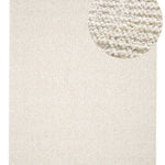 Alfombra lavable tejido en bucle Lumen Blanca | Atticgo