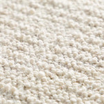 Alfombra lavable tejido en bucle Lumen Blanca zoom | Atticgo