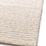 Alfombra lavable tejido en bucle Lumen Blanca esquina | Atticgo