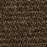 Alfombra lavable tejido en bucle Lumen Marrón textura | Atticgo