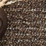 Alfombra lavable tejido en bucle Lumen Marrón detalles | Atticgo