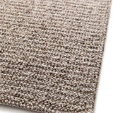 Alfombra lavable tejido en bucle Lumen Gris esquina | Atticgo