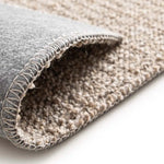 Alfombra lavable tejido en bucle Lumen Crema esquina | Atticgo