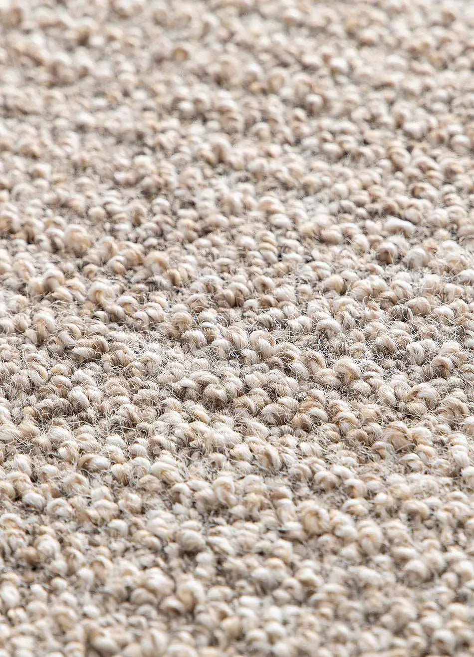 Alfombra lavable tejido en bucle Lumen Crema zoom | Atticgo