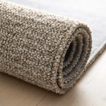 Alfombra lavable tejido en bucle Lumen Crema detalle | Atticgo