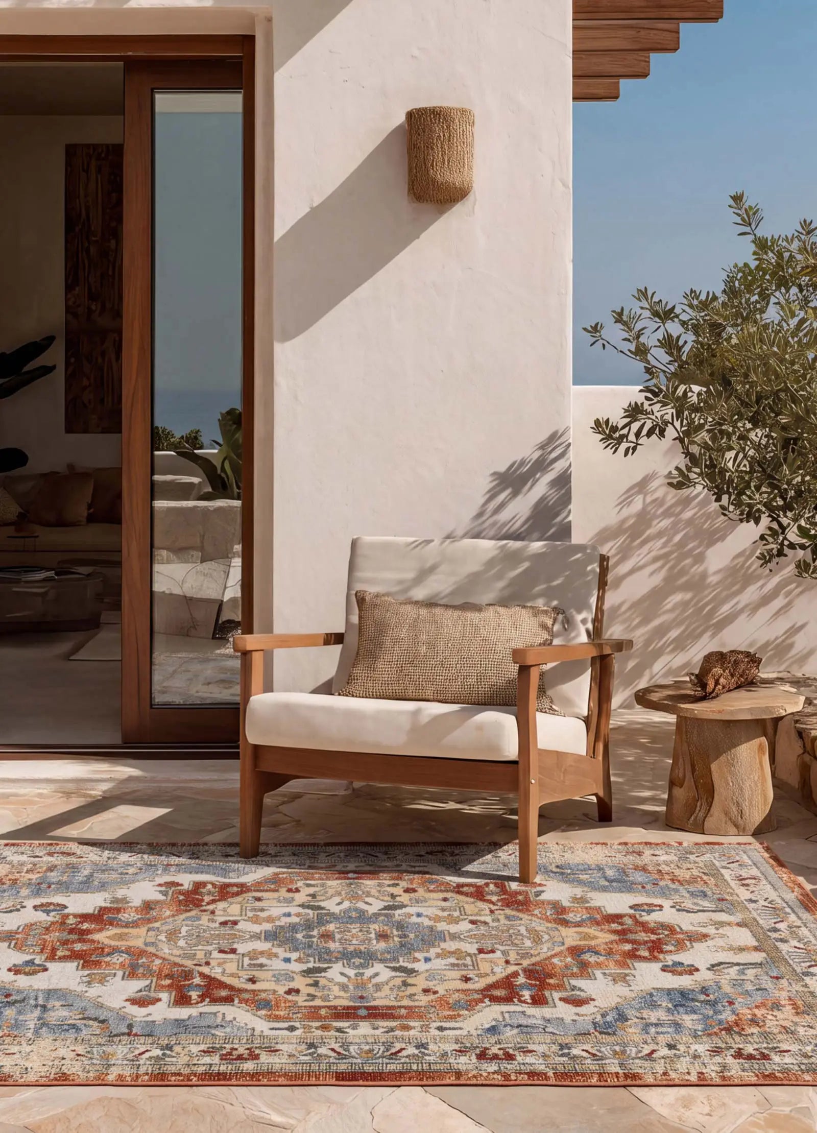 Alfombra vintage de exterior Luna 54552 Caldera Atticgo