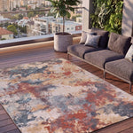 Alfombra para terraza estilo abstracto Luna 54569 Multicolor Atticgo