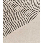 Alfombra shaggy ondas Lush Coastalina Blanco Atticgo