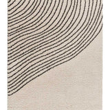 Alfombra shaggy ondas Lush Coastalina Blanco Atticgo