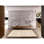 Alfombra shaggy para salón crema con puntos multicolor Lush Dottie Atticgo