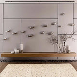 Alfombra shaggy salón crema con puntos multicolor Lush Dottie Atticgo