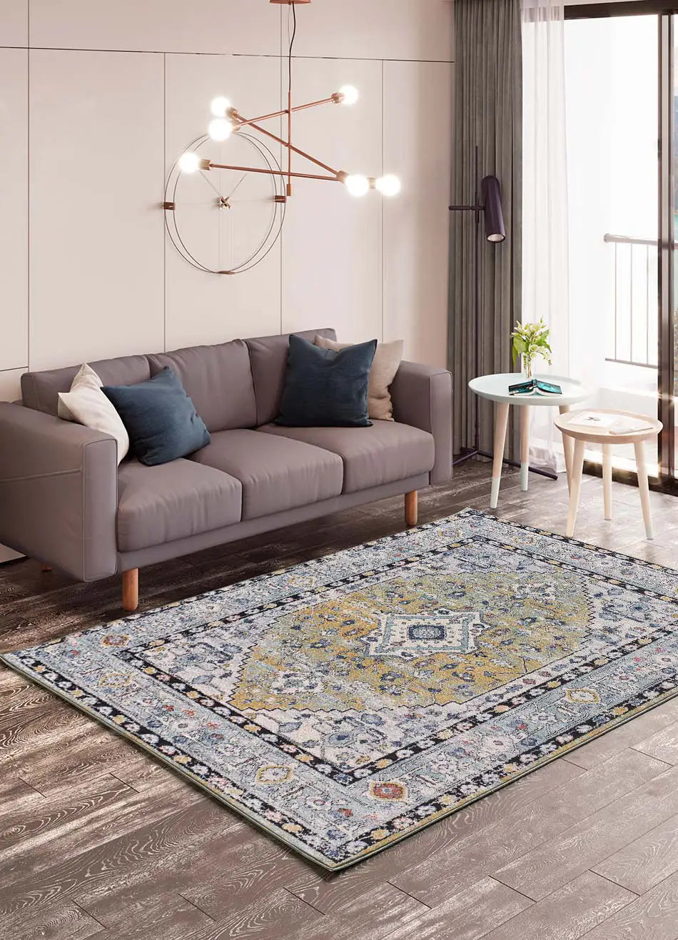 Alfombra vintage Mabel 3838 Multicolor Ambiente