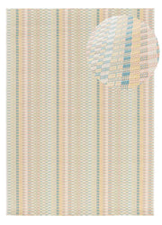 Atticgo Alfombra geométrica de exterior en tonos pastel Manila 17616 con zoom
