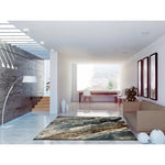 Alfombra ambiente efecto Mármol 12312 Gris Atticgo 