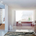 Alfombra salón efecto Mármol 12312 Gris Atticgo 