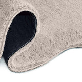 Backing alfombra lavable con borde ondulado piedra Mellow Atticgo