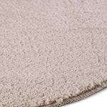 Detalle alfombra lavable con borde ondulado maquillaje Mellow Atticgo