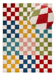 Atticgo Alfombra con relieve de exterior-interior Mila 23516 Multicolor lupa