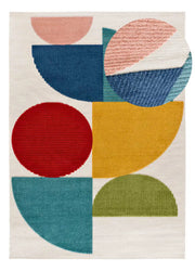 Atticgo Alfombra con relieve de exterior-interior Mila 23516 Multicolor lupa