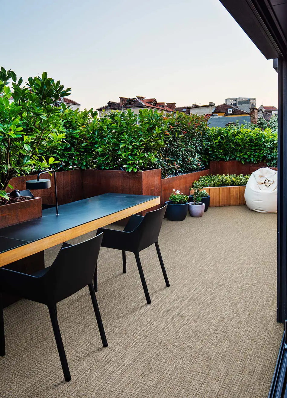 Alfombra a medida  de exterior  Mira 6202 Beige Ambiente | Atticgo