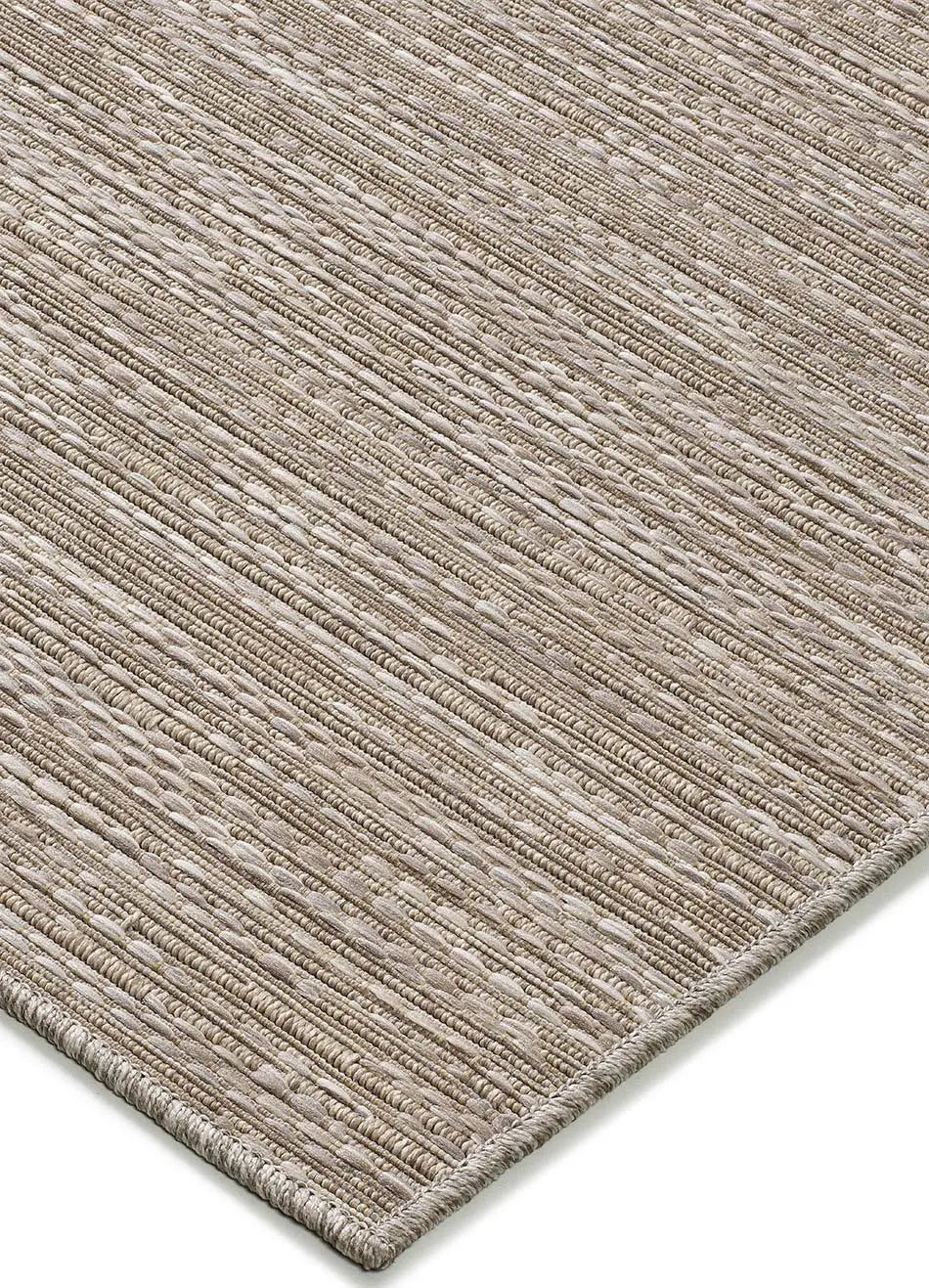 Alfombra a medida de exterior Mira 6202 Beige esquina | Atticgo