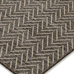 Alfombra a medida de exterior Mira 6204 Gris esquina | Atticgo