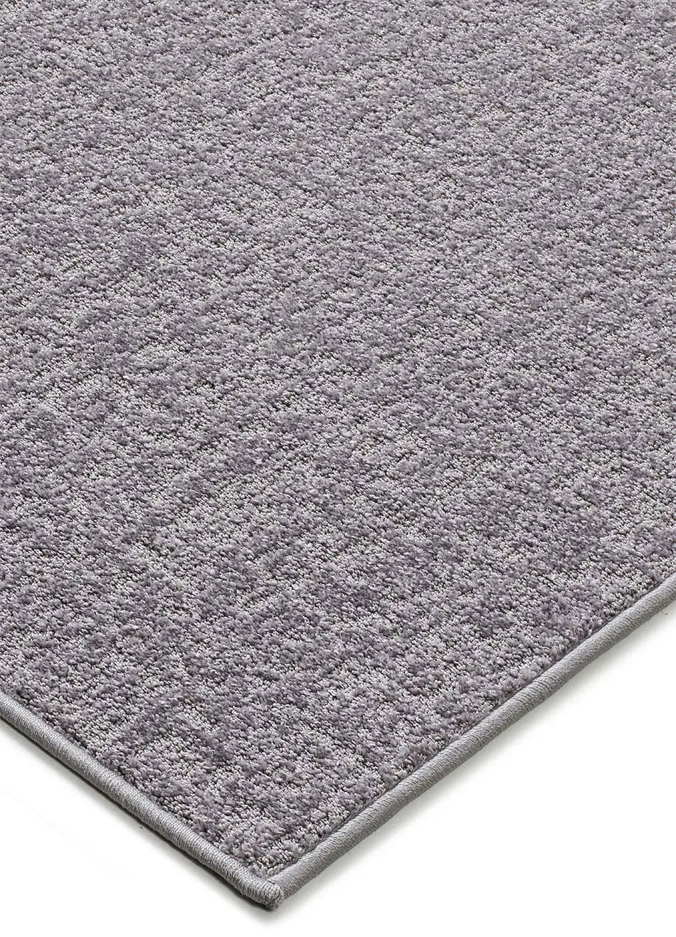 Alfombra a medida Miriade Liso Plata esquina | Atticgo