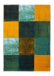 Atticgo Alfombra cuadros Moar 16187 multicolor