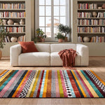 Alfombra étnica Moar 16229 Multicolor Atticgo