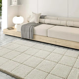 Alfombra shaggy en Blanco Molier 8787 Ambiente Atticgo