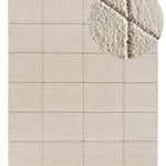 Alfombra shaggy en Blanco Molier 8787 Atticgo