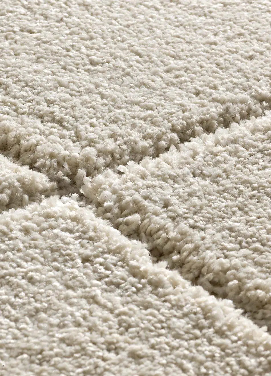 Alfombra shaggy en Blanco Molier 8787 Macro 2 Atticgo