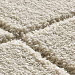 Alfombra shaggy en Blanco Molier 8787 Macro 2 Atticgo